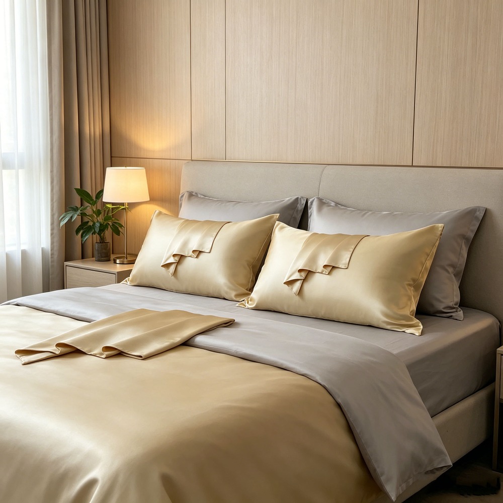Silk Pillowcase - 22 Momme Maulbeerseide Kissenbezug, doppelseitig, 100%
