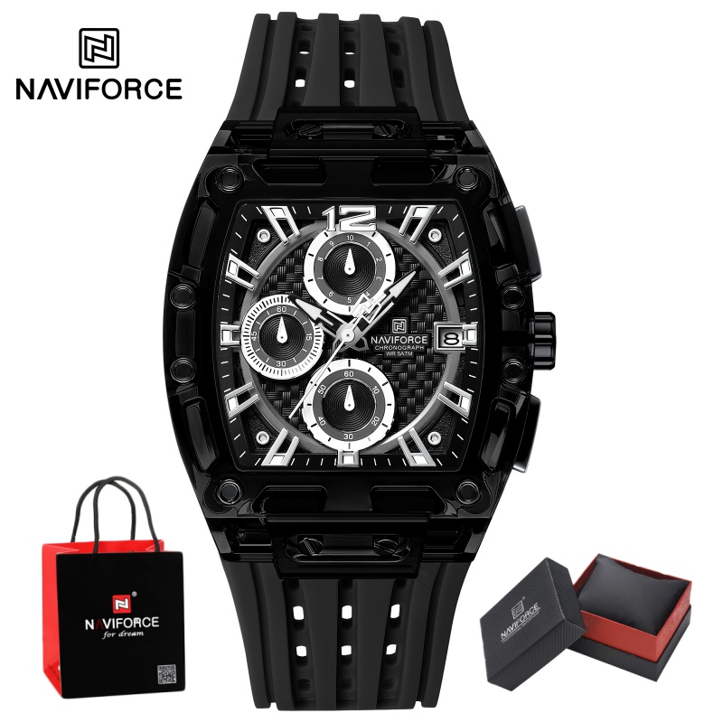 Luxury Watch Men - NAVIFORCE Herrenuhr 5ATM Wasserdicht Quarz Chronograph