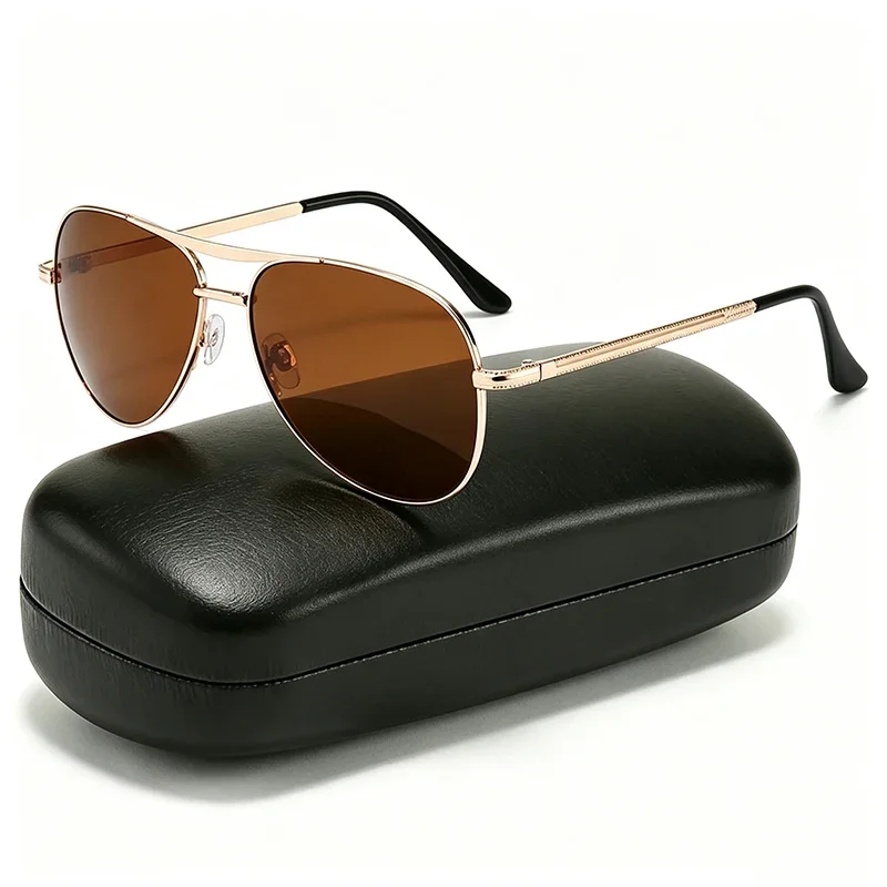 Designer Sunglasses - 1 Stück Doppelbalken Polarisierte Sonnenbrille für