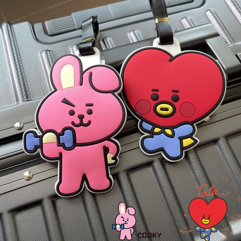 Travel Luggage Set - BT21 Cartoon Niedlicher Schlüsselanhänger Kawaii Unisex