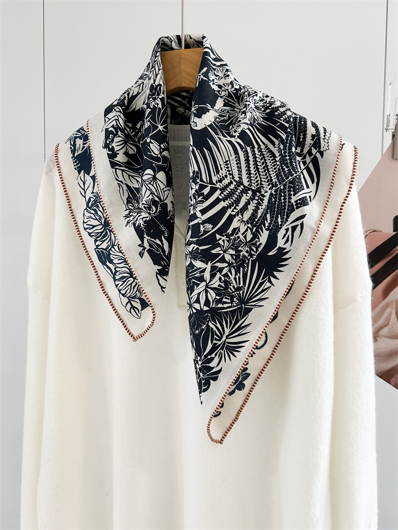 Cashmere Scarf - Winterweicher Schal, doppelseitig, luxuriöse Winter-Schals, Seiden-