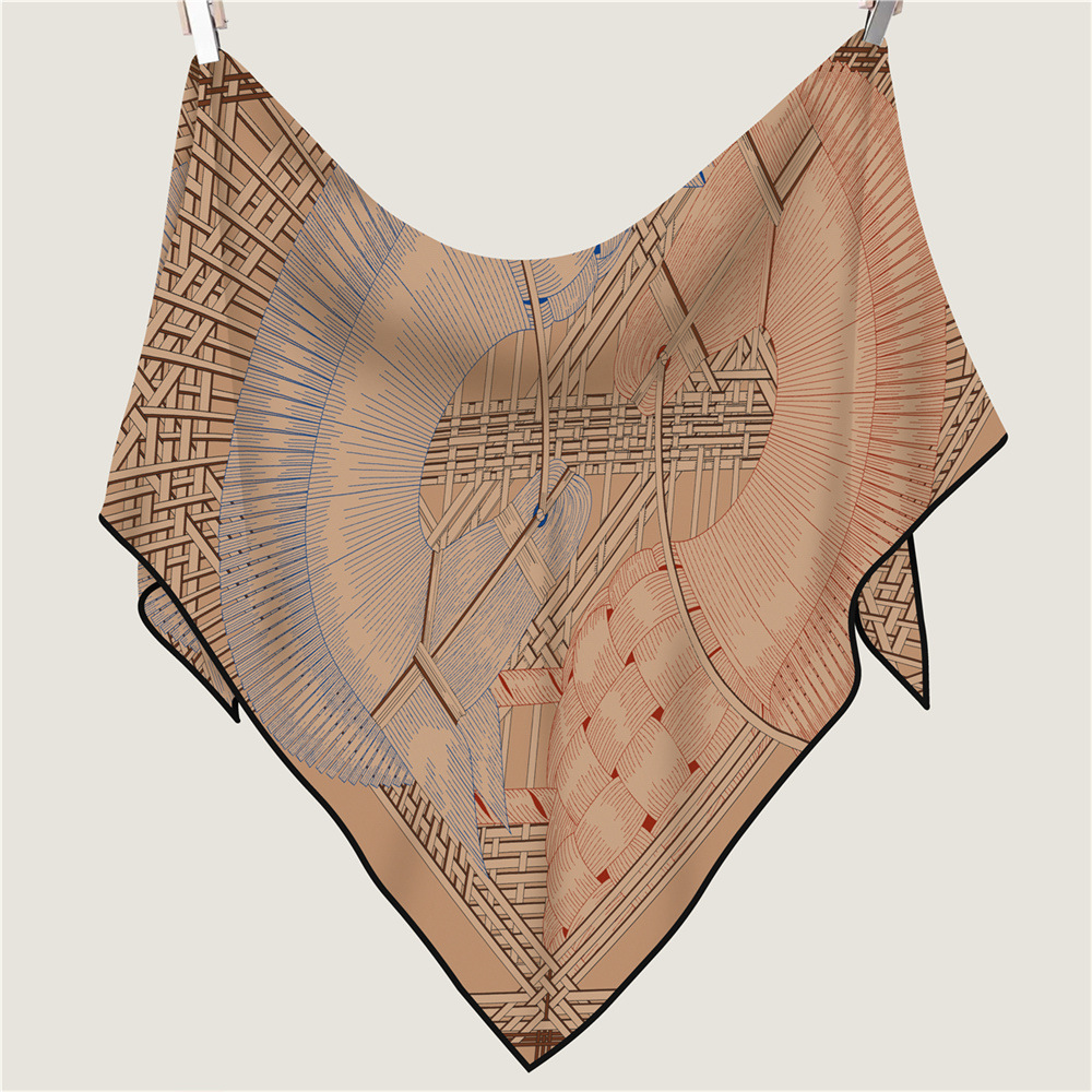 Cashmere Scarf - Dreieckstücher Winter Warme Schals Handgerollter Schal