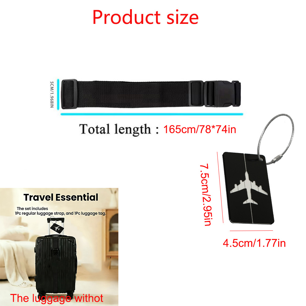 2-teiliges Gepäck-Packgurt-Set – Travel Luggage Set Bewertung und Preis
