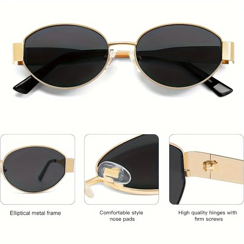 Neue Trendige Ovale Sonnenbril – Designer Sunglasses Bewertung und Preis