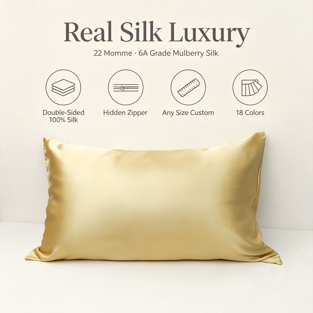 22 Momme Maulbeerseide Kissenb – Silk Pillowcase Bewertung und Preis