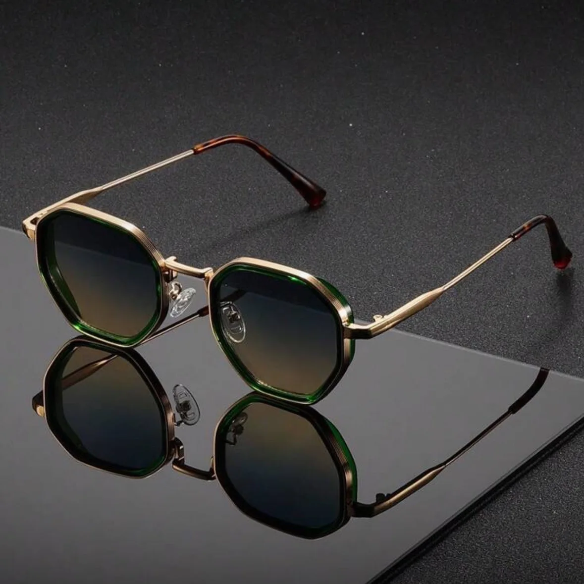 Runde Sonnenbrille mit Metallr – Designer Sunglasses Bewertung und Preis