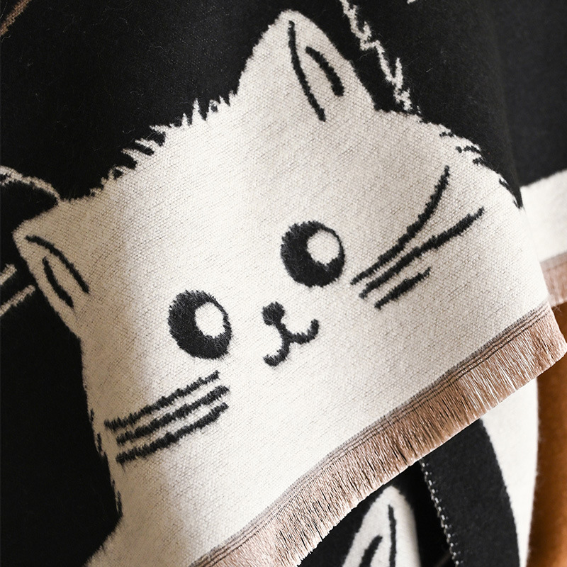 Neuer, süßer, farbblockierter  – Cashmere Scarf Bewertung und Preis