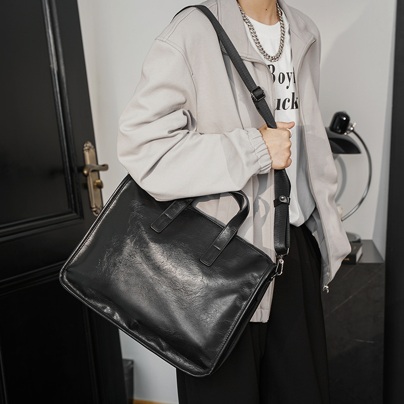Lässige Business-Herrenhandtas – Leather Briefcase Bewertung und Preis
