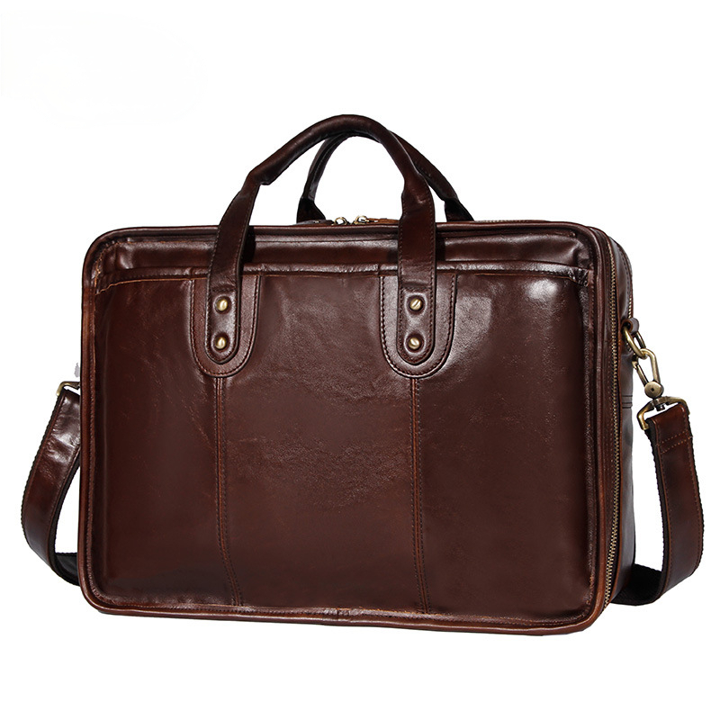 Herren-Aktentasche aus hochwer – Leather Briefcase Bewertung und Preis