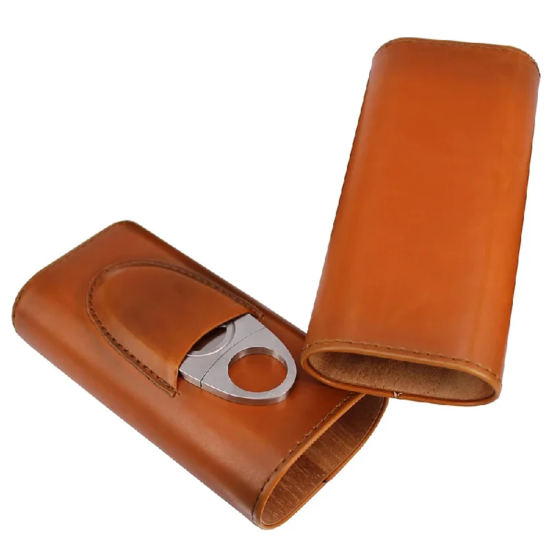 3-Finger-Lederetui mit Zigarre – Premium Cigar Case Bewertung und Preis