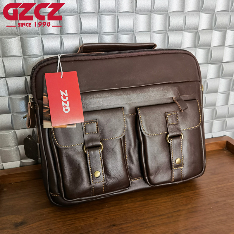 GZCZ Herren-Handtasche Freizei – Leather Briefcase Bewertung und Preis