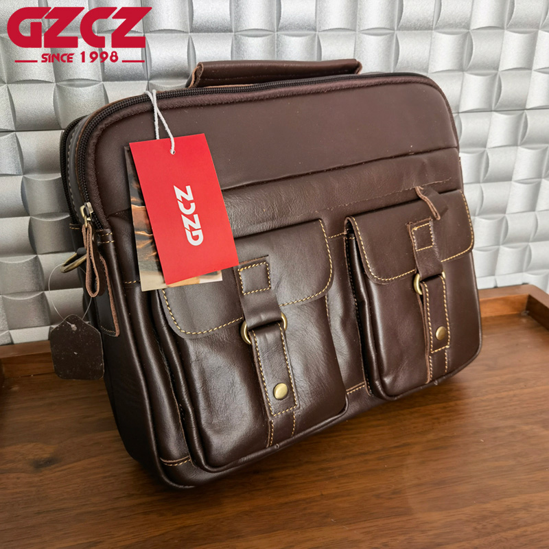 GZCZ Herren-Handtasche Freizei – Leather Briefcase Bewertung und Preis