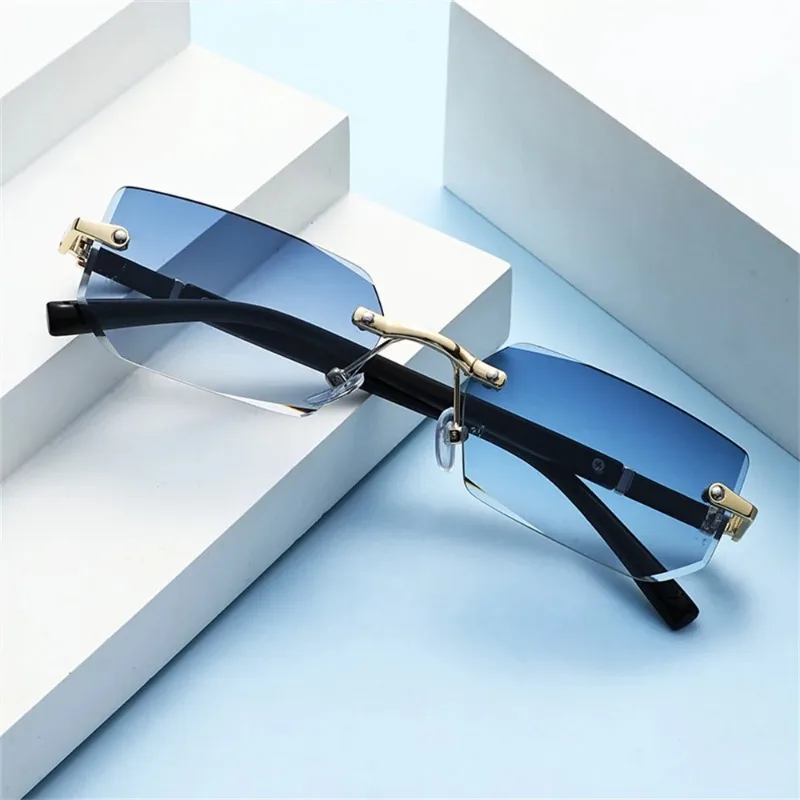 Trendige randlose Sonnenbrille – Sunglasses Uv400 Bewertung und Preis
