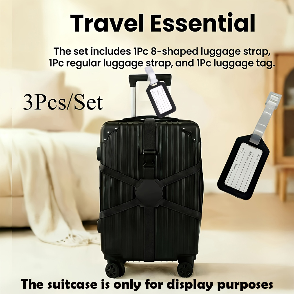 3-teiliges Set (2 Gepäckgurte  – Travel Luggage Set Bewertung und Preis