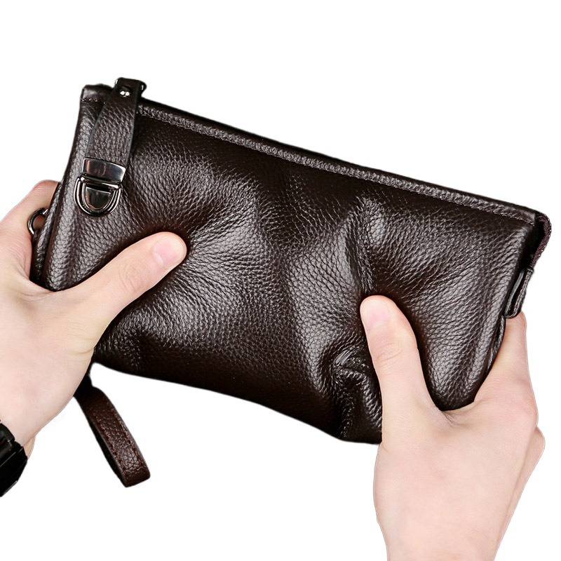 2025 handtasche Männer Echtes  – Leather Wallet Men Bewertung und Preis