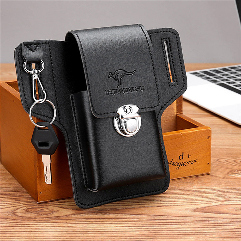 Herren Gürteltasche Handyhalte – Leather Wallet Men Bewertung und Preis