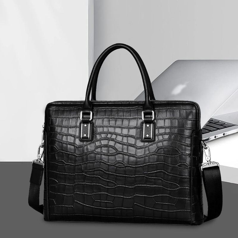Neue Herren-Aktentasche aus ec – Leather Briefcase Bewertung und Preis