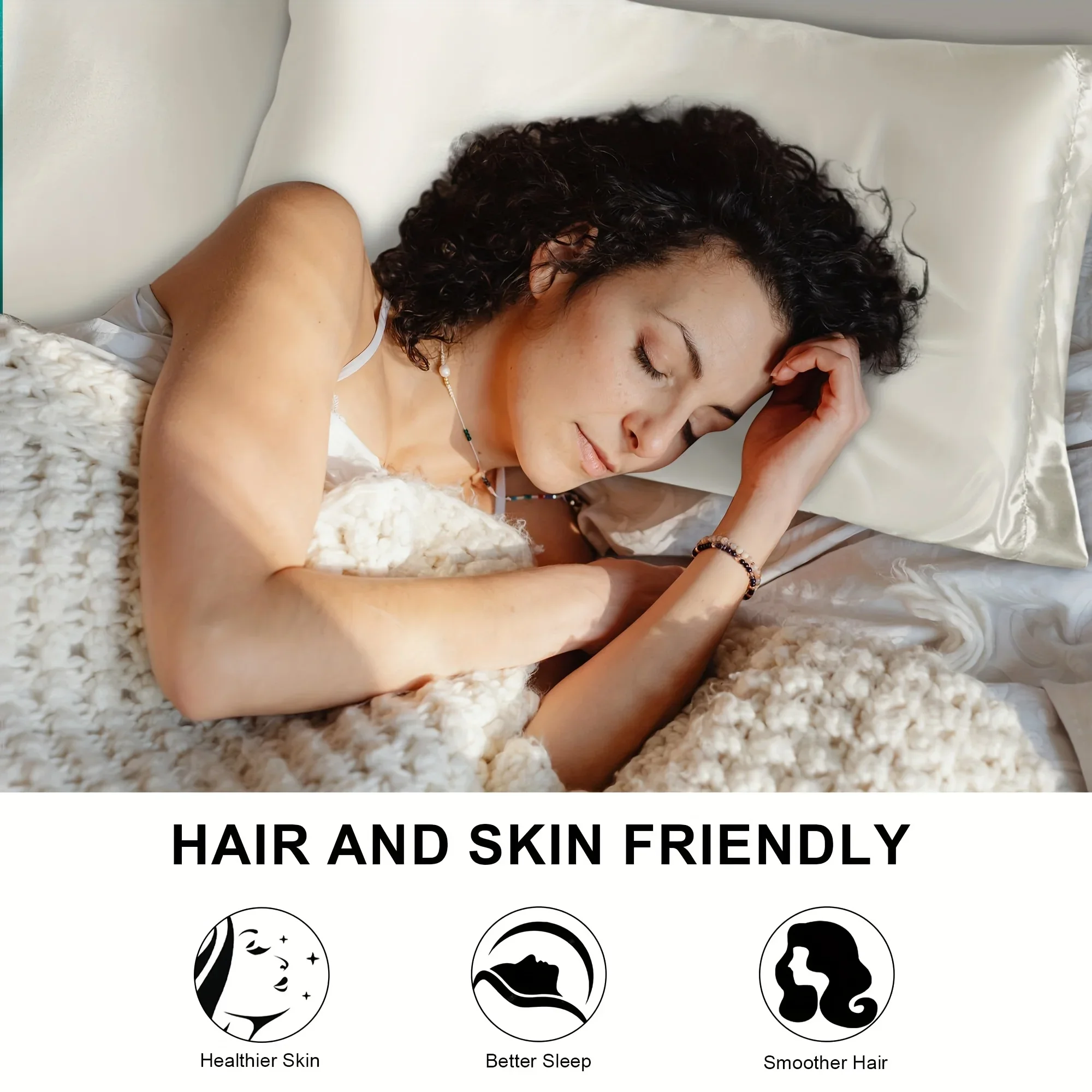 2 Stück luxuriöser Satin-Umsch – Silk Pillowcase Bewertung und Preis
