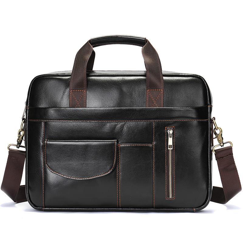 Vintage Aktentasche aus echtem – Leather Briefcase Bewertung und Preis