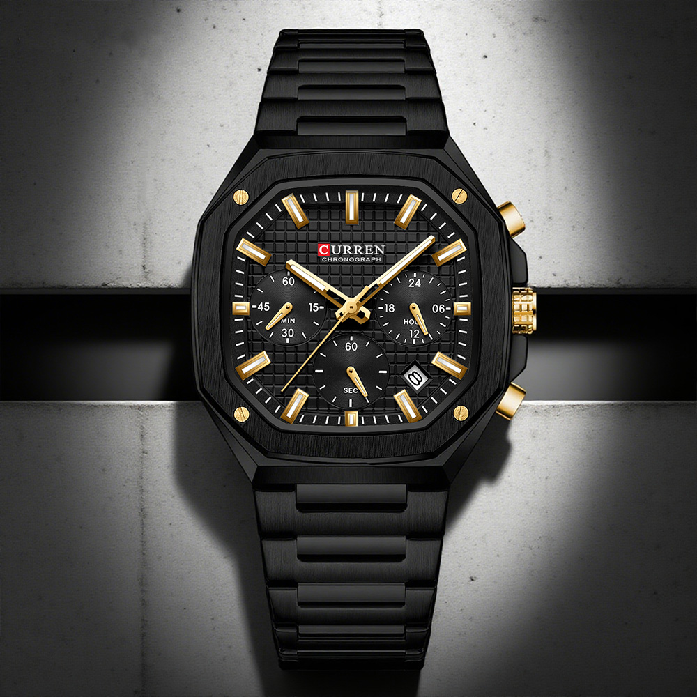 CURREN Luxuriöse quadratische  – Luxury Watch Men Bewertung und Preis